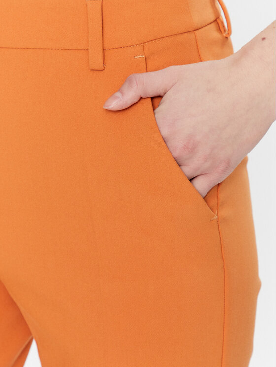 Weekend Max Mara Spodnie materiałowe Rana 2351310137 Pomarańczowy Slim Fit zdjęcie nr 4