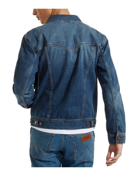 Wrangler Kurtka jeansowa W4481514V Niebieski Regular Fit zdjęcie nr 2