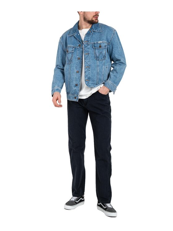 Wrangler Kurtka jeansowa W45973Y95 Niebieski Relaxed Fit zdjęcie nr 3
