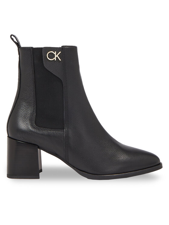 Calvin Klein Botki Almond Chelsea Boot W/Hw 55 HW0HW01814 Czarny zdjęcie nr 2