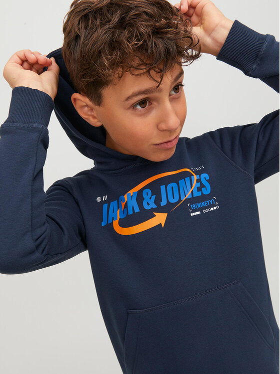 Jack&Jones Junior Bluza 12247700 Granatowy Standard Fit zdjęcie nr 4